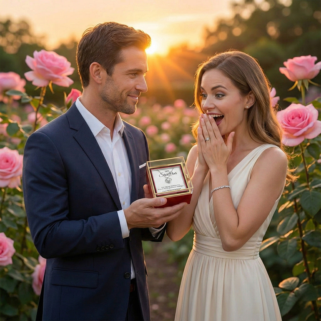 Let's Start Over Love Knot Necklace (Almost Sold Out)