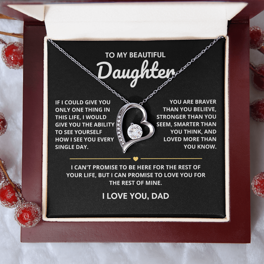 (Almost sold out) To My Beautiful Daughter - Love You Forever