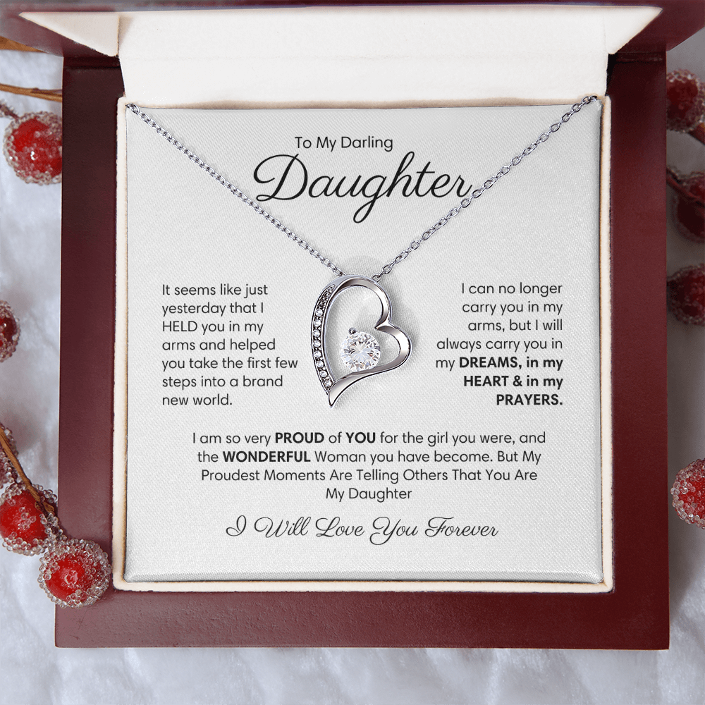 (Almost Sold Out) I Will Love You Forever Necklace For Daughter