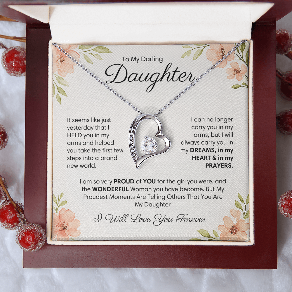 I Will Love You Forever - Necklace For Daughter