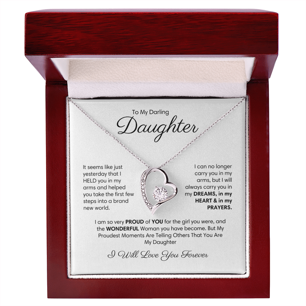 (Almost Sold Out) I Will Love You Forever Necklace For Daughter