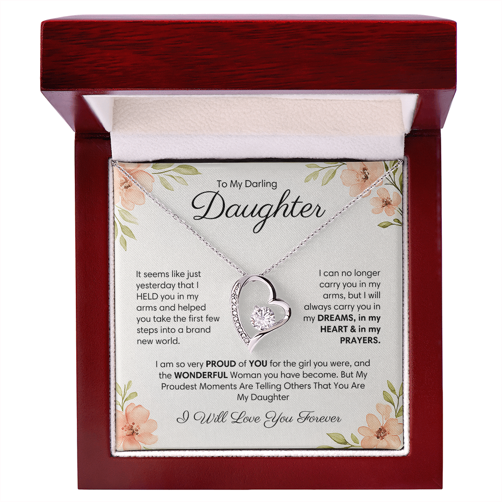 I Will Love You Forever - Necklace For Daughter
