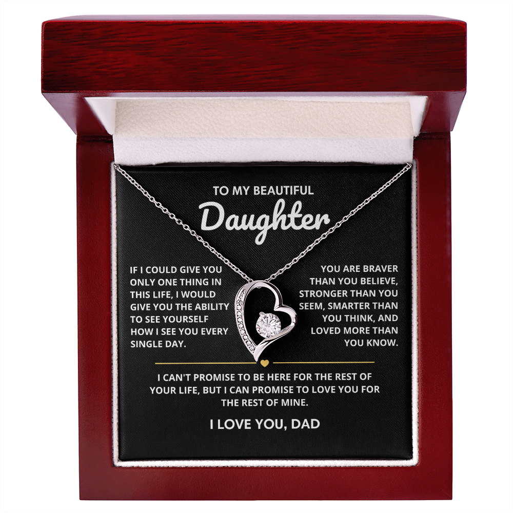 (Almost sold out) To My Beautiful Daughter - Love You Forever