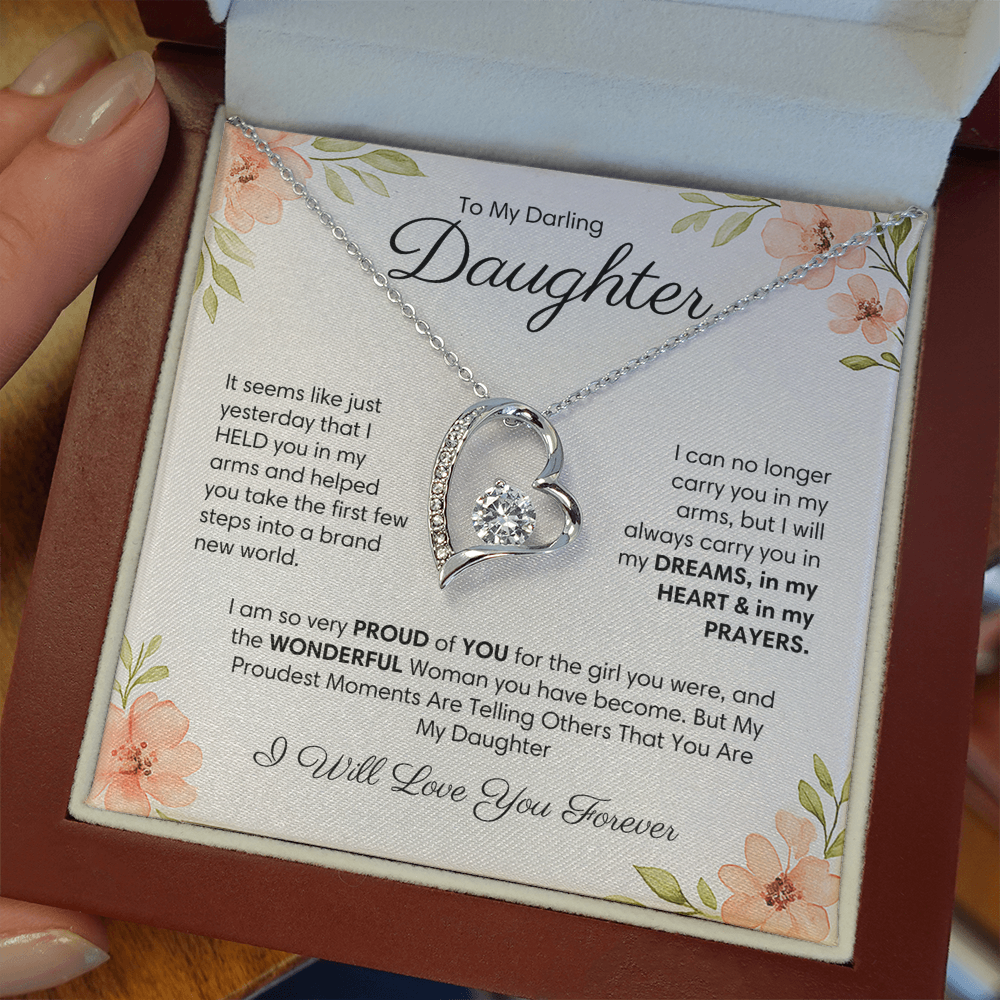 I Will Love You Forever - Necklace For Daughter