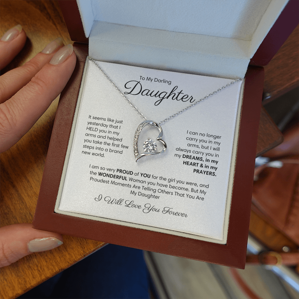 (Almost Sold Out) I Will Love You Forever Necklace For Daughter