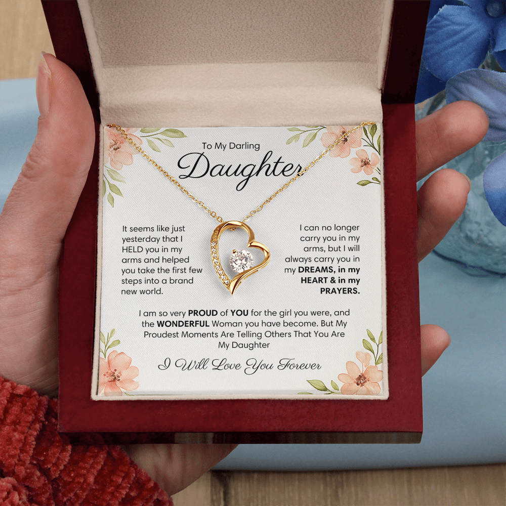 I Will Love You Forever - Necklace For Daughter