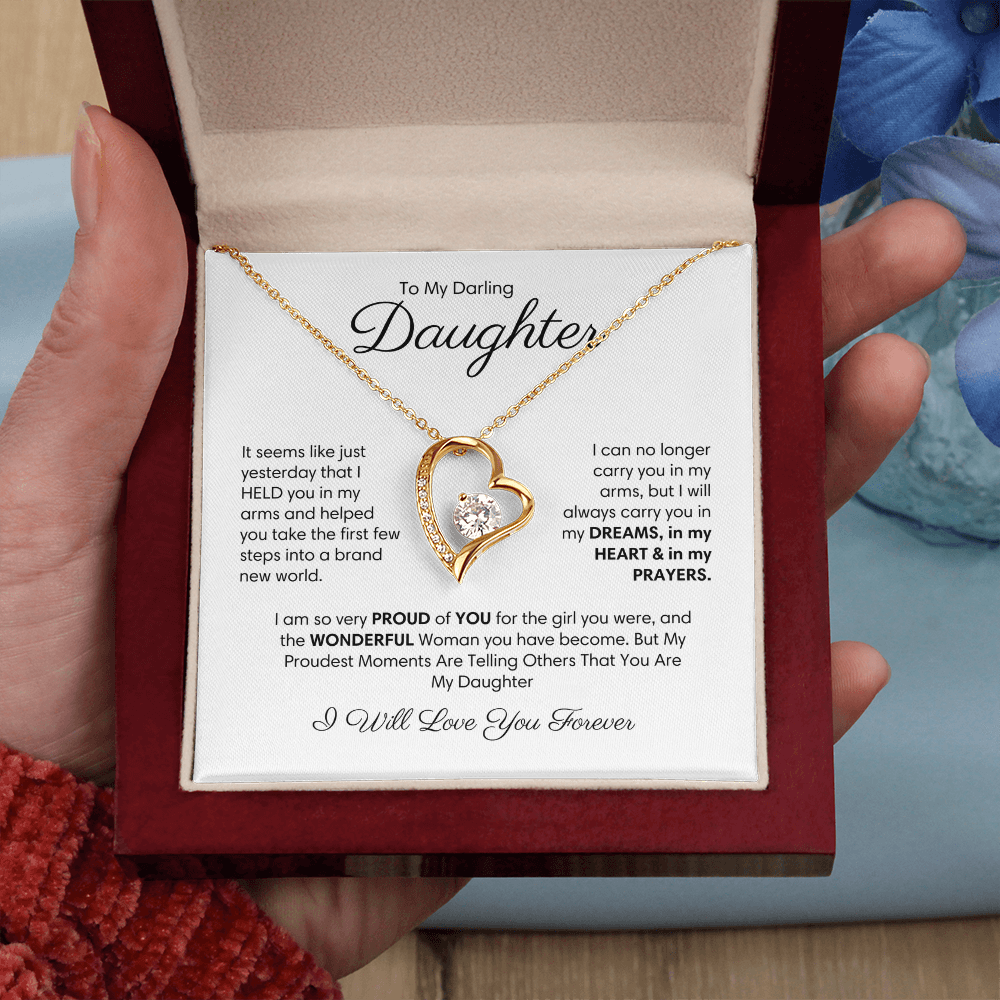 (Almost Sold Out) I Will Love You Forever Necklace For Daughter