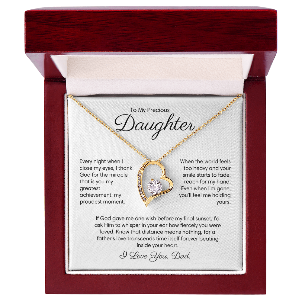 (Almost Sold Out) Last wish before my final sunset - Necklace For Daughter