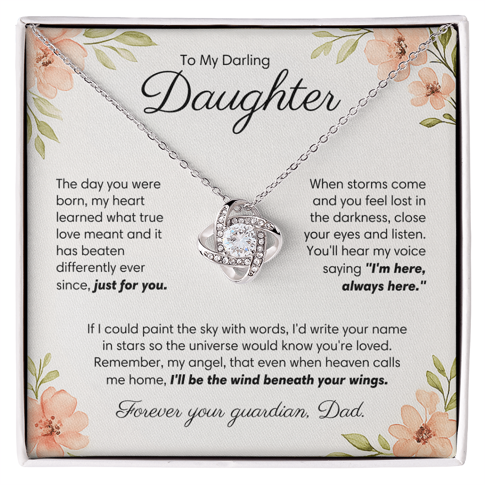 (Almost Sold Out) I'm here, always here - Necklace For Daughter