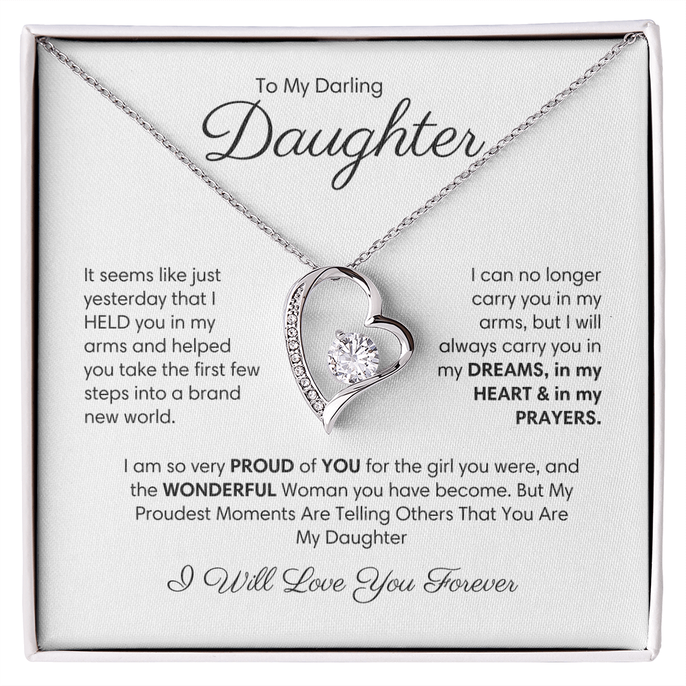 (Almost Sold Out) I Will Love You Forever Necklace For Daughter