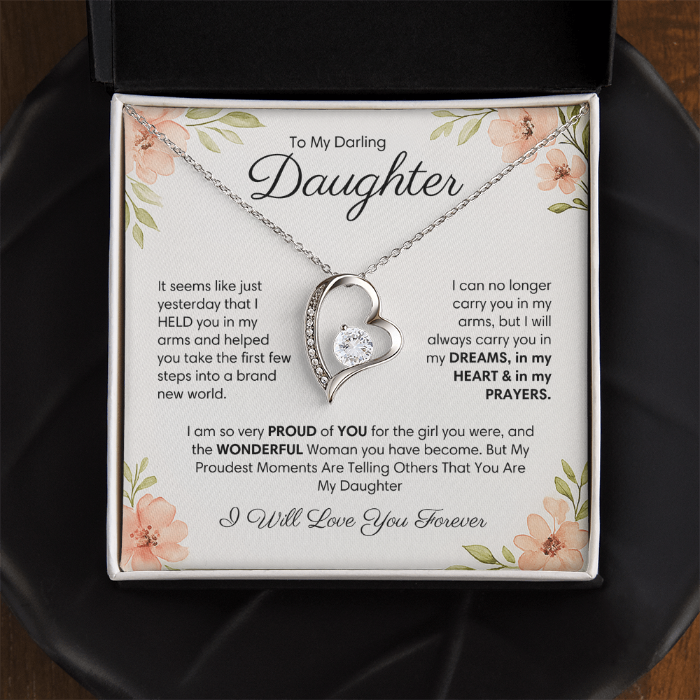 I Will Love You Forever - Necklace For Daughter