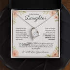 I Will Love You Forever - Necklace For Daughter