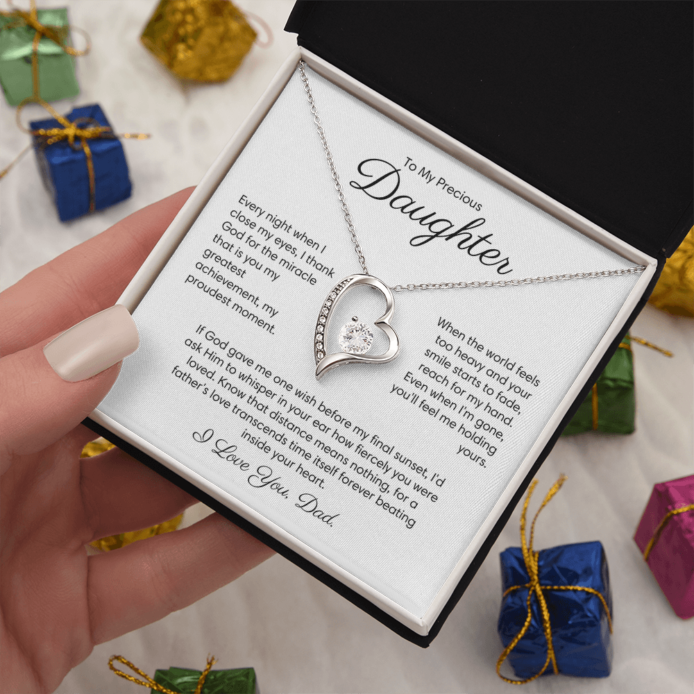 (Almost Sold Out) Last wish before my final sunset - Necklace For Daughter