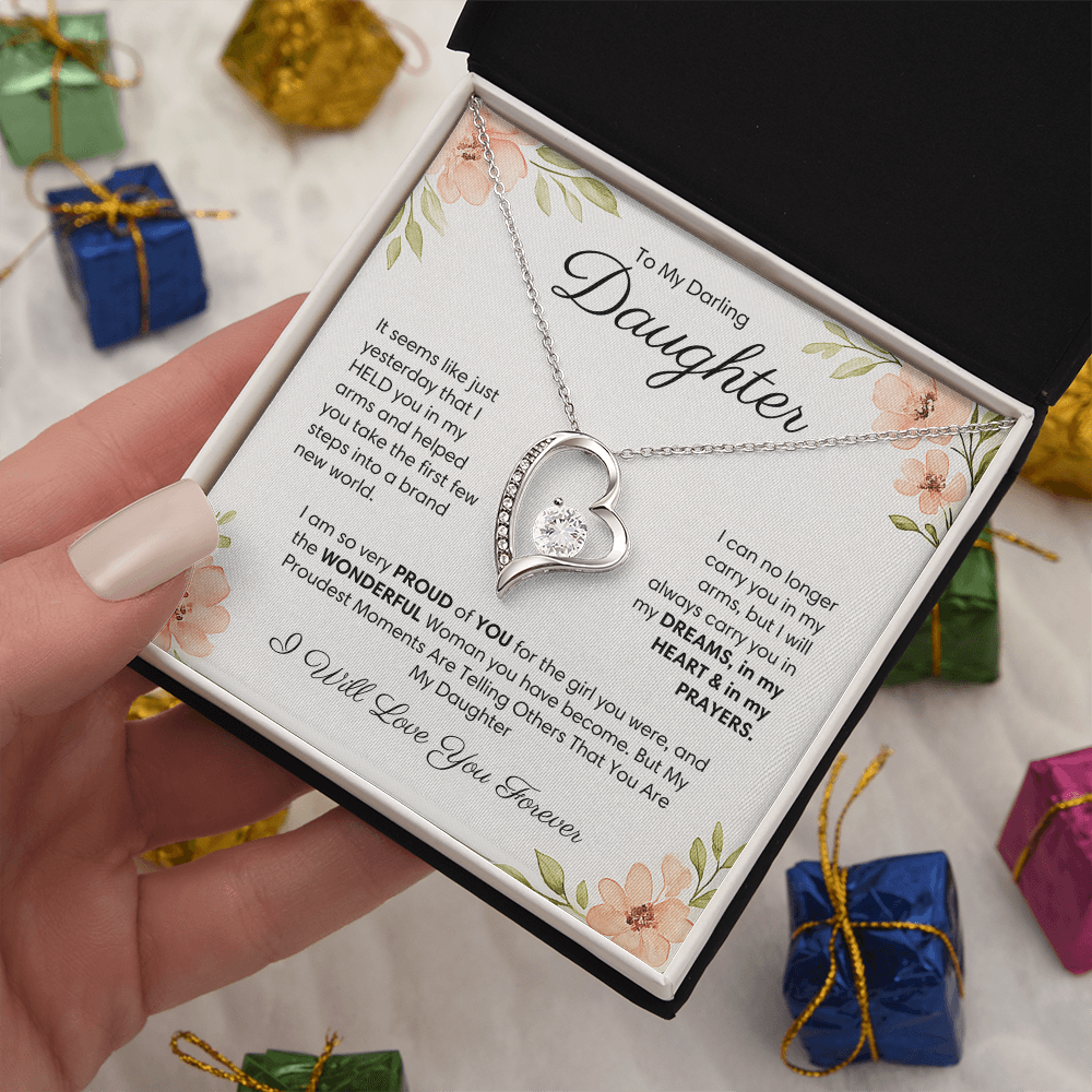 I Will Love You Forever - Necklace For Daughter