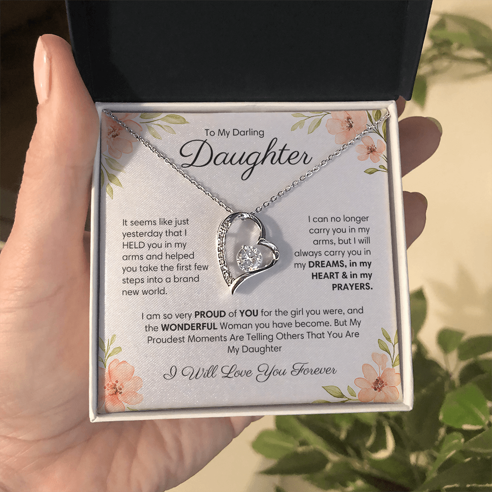I Will Love You Forever - Necklace For Daughter