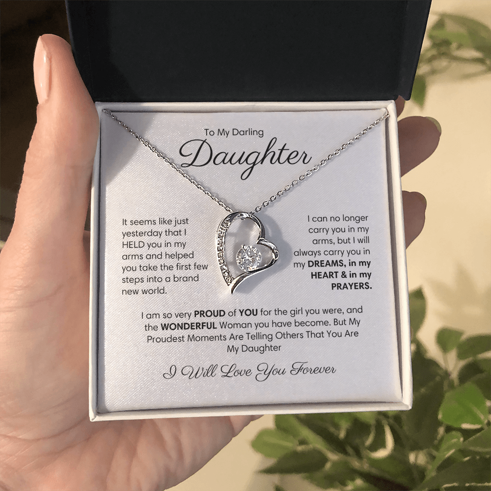 (Almost Sold Out) I Will Love You Forever Necklace For Daughter