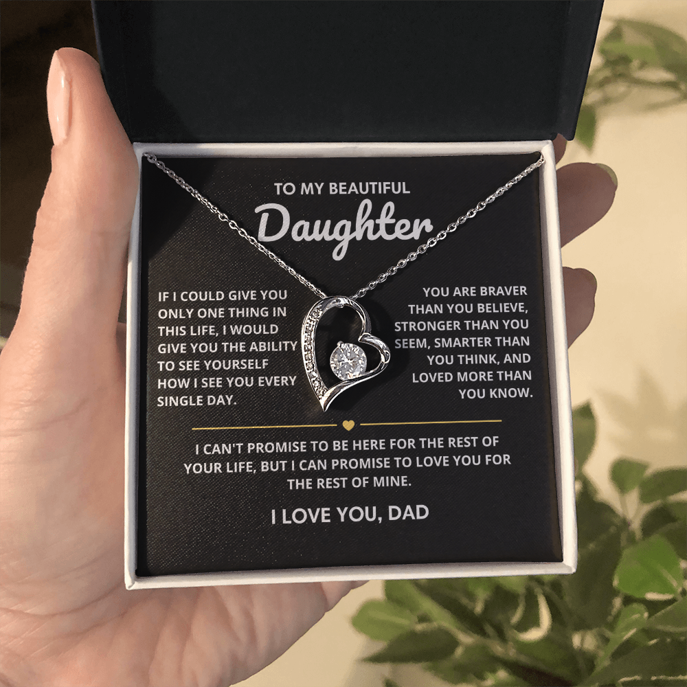 (Almost sold out) To My Beautiful Daughter - Love You Forever