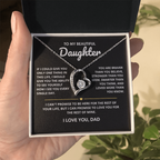 (Almost sold out) To My Beautiful Daughter - Love You Forever