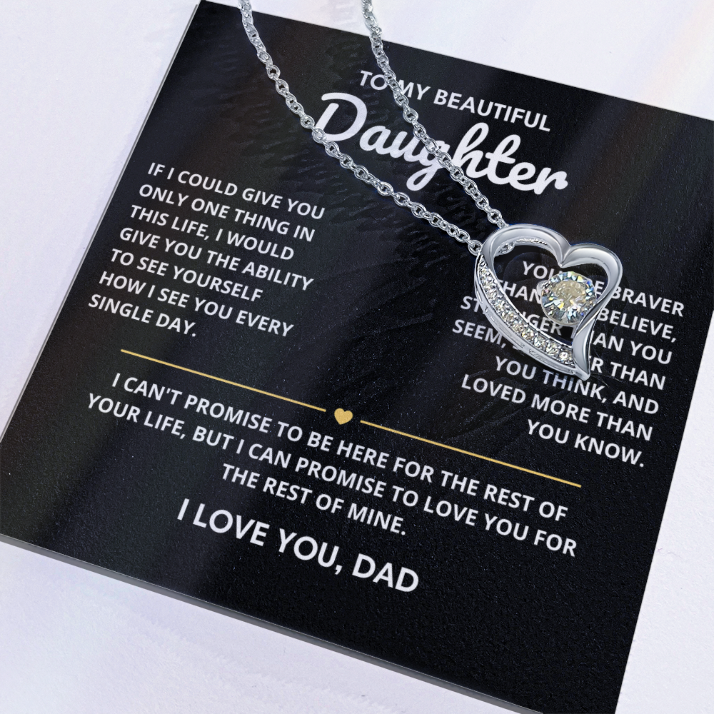 (Almost sold out) To My Beautiful Daughter - Love You Forever