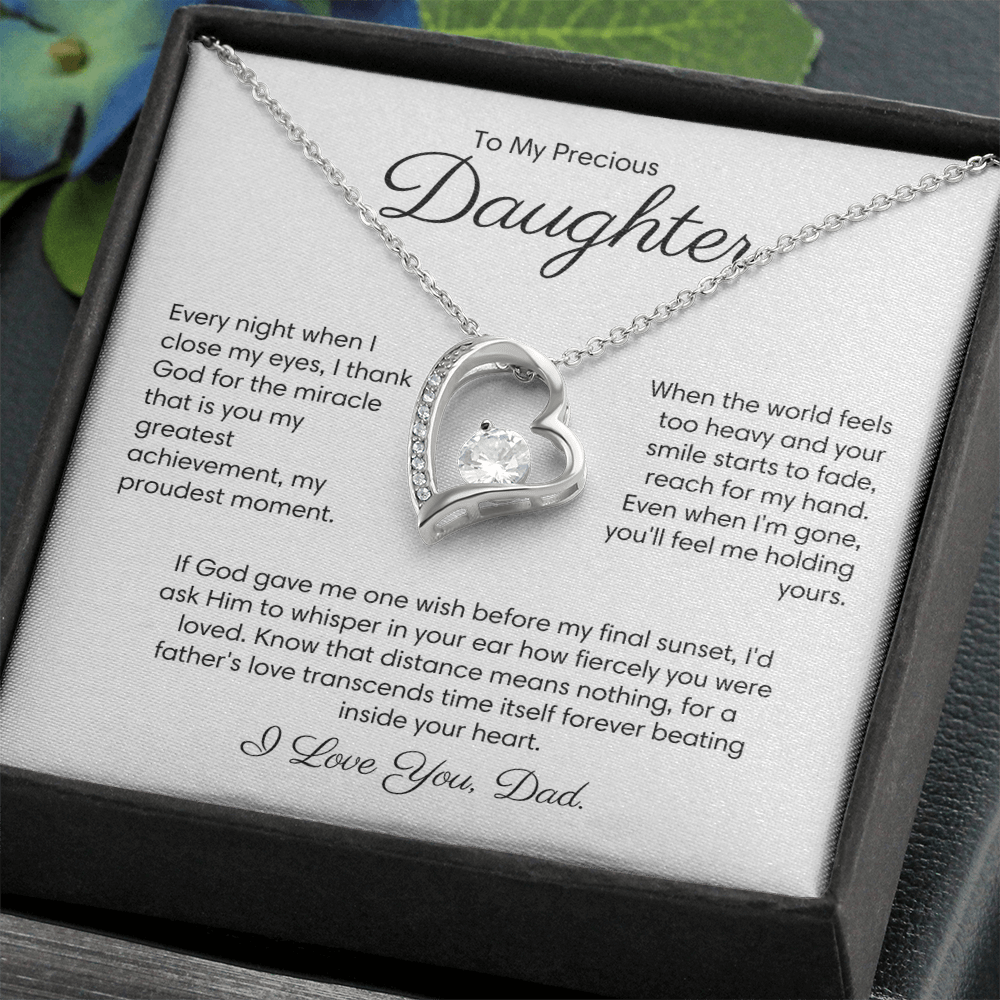 (Almost Sold Out) Last wish before my final sunset - Necklace For Daughter