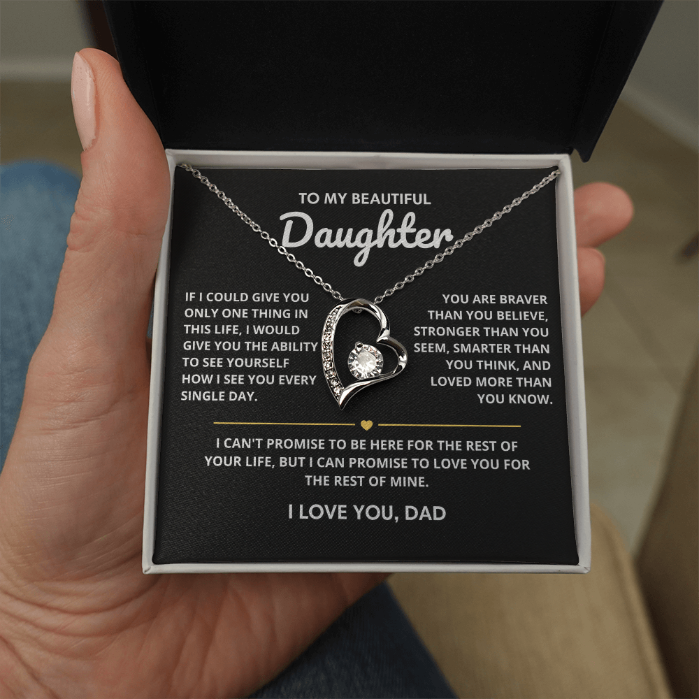 (Almost sold out) To My Beautiful Daughter - Love You Forever