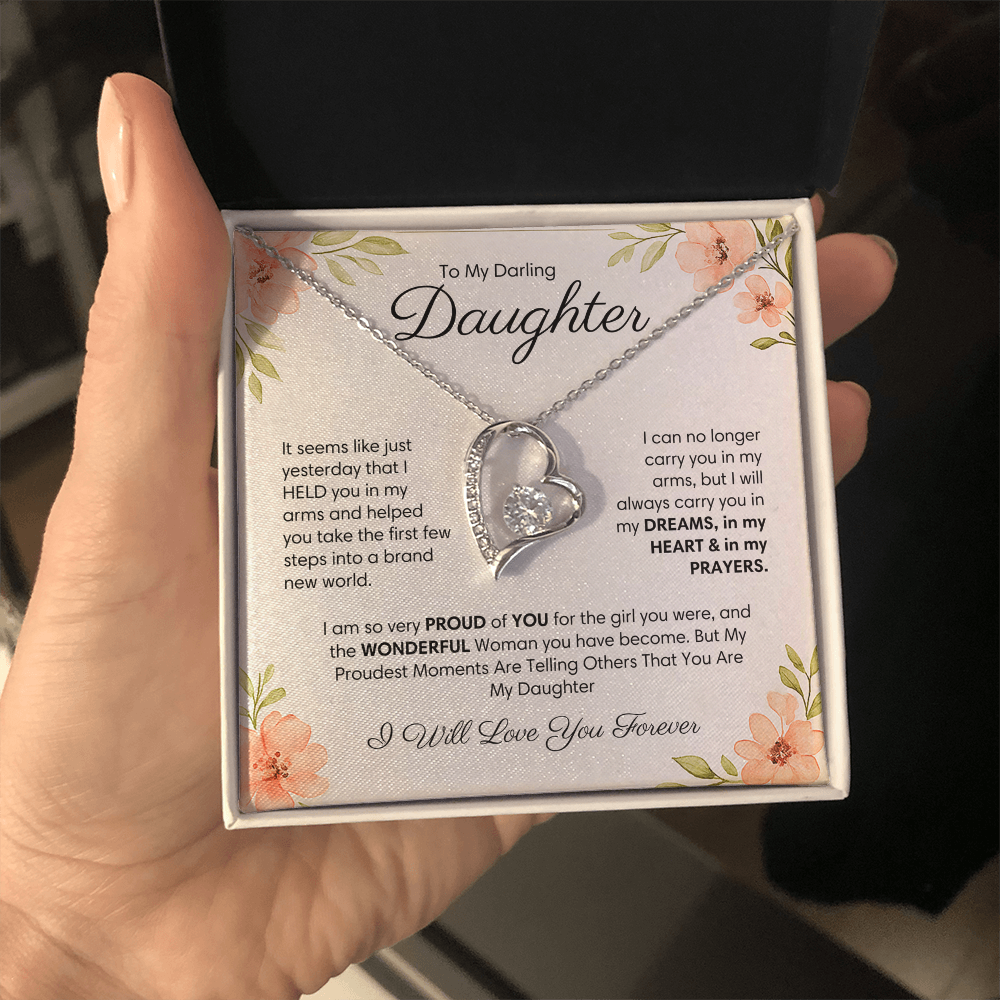 I Will Love You Forever - Necklace For Daughter