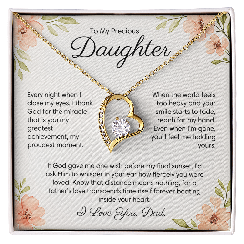 (Almost Sold Out) One wish before my final sunset - Necklace For Daughter