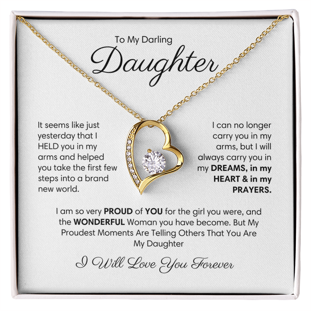 (Almost Sold Out) I Will Love You Forever Necklace For Daughter