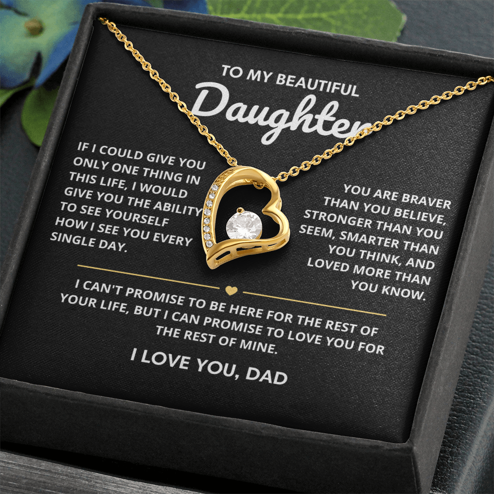 (Almost sold out) To My Beautiful Daughter - Love You Forever