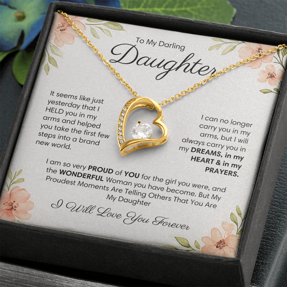 I Will Love You Forever - Necklace For Daughter