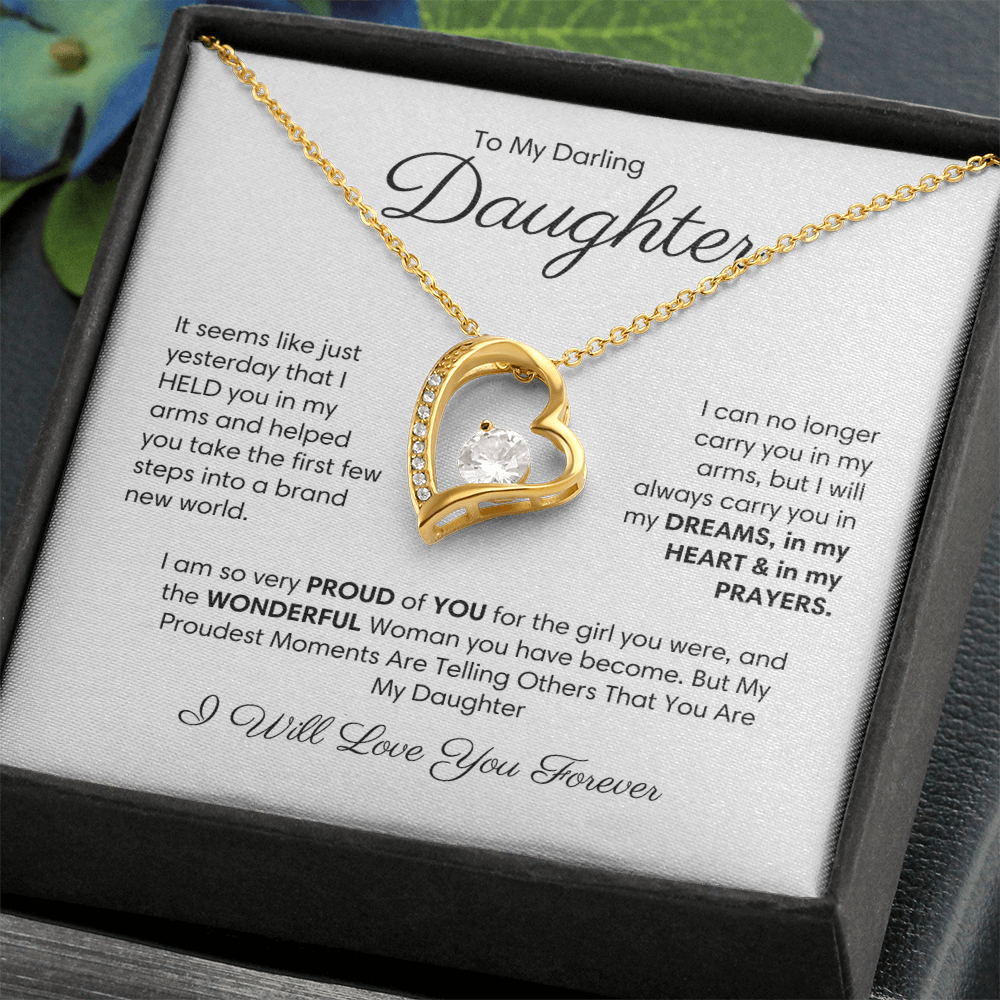 (Almost Sold Out) I Will Love You Forever Necklace For Daughter