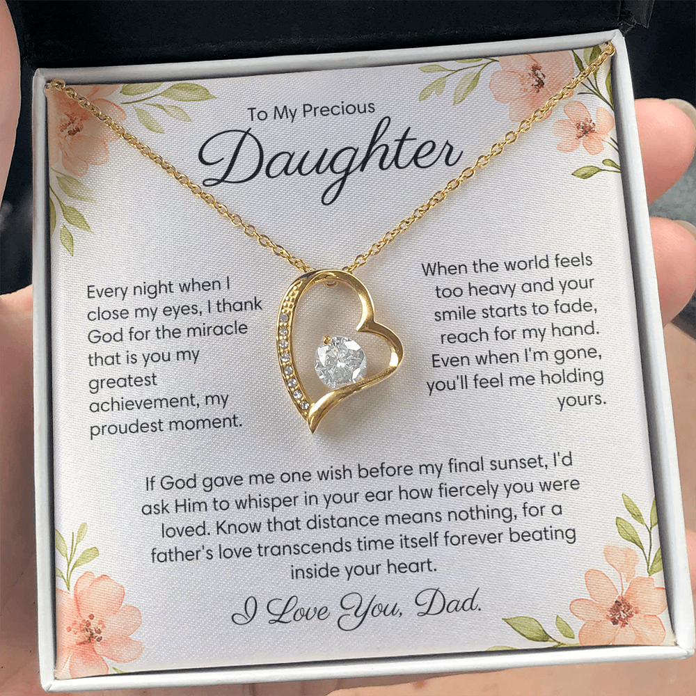 (Almost Sold Out) One wish before my final sunset - Necklace For Daughter