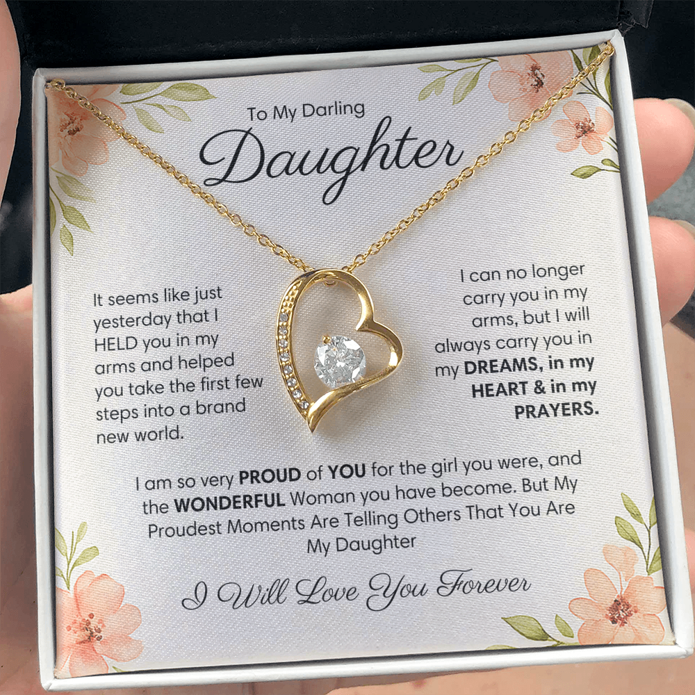 I Will Love You Forever - Necklace For Daughter
