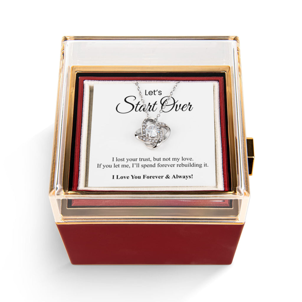 Let's Start Over Love Knot Necklace (Almost Sold Out)